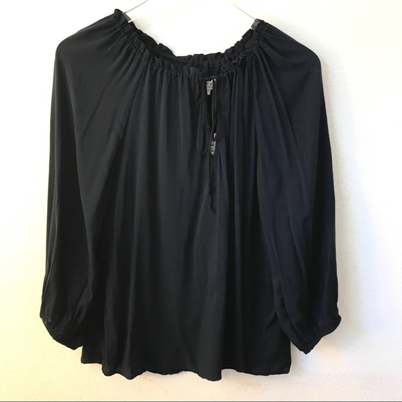 VELVET peasant blouse - Picture 2 of 6